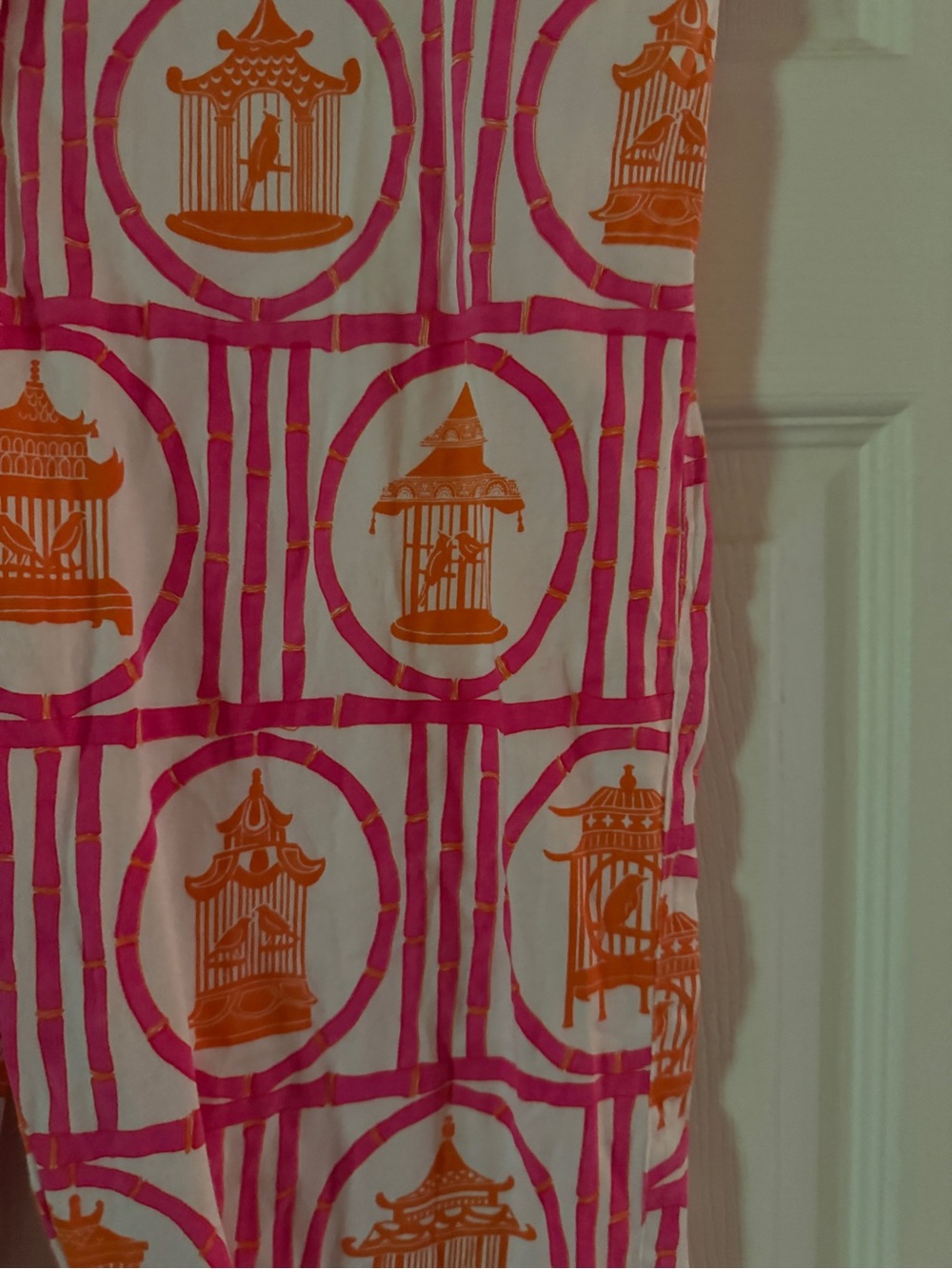 Gretchen Scott Designs Pink & Orange Striped Slim Pants - Picture 2 of 3